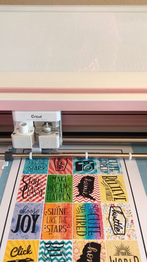 How to Make Stickers with your Cricut +Free Sticker Layout Templates ...