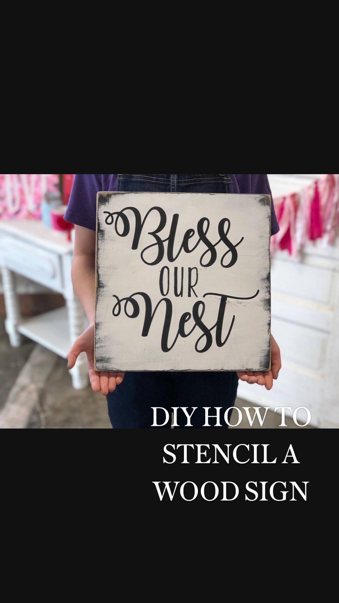 DIY HOW TO STENCIL A WOOD SIGN – Cricut World